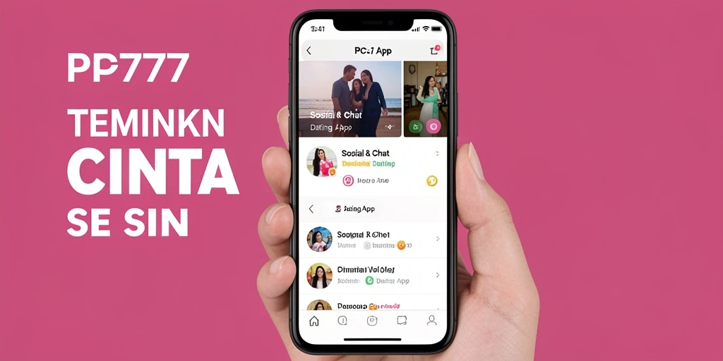 Tampilan intuitif PC777 yang memudahkan pencarian pasangan.