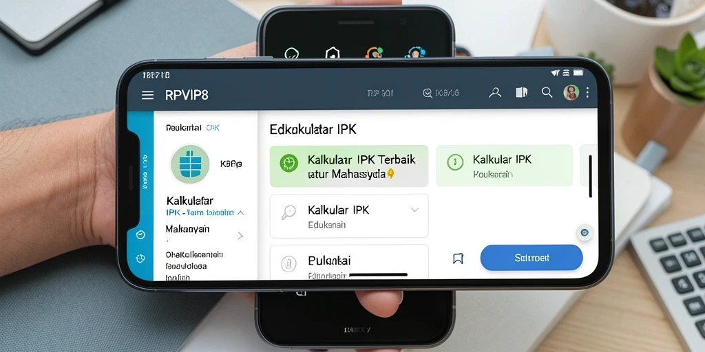 Tampilan antarmuka RPVIP8 yang sederhana dan mudah digunakan.