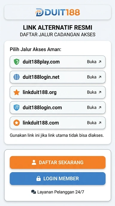 Link Alternatif Resmi Duit188 untuk Pengguna Android