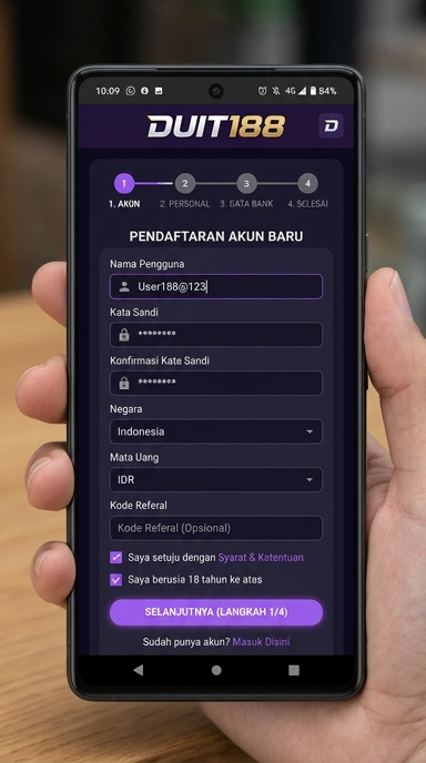 Panduan Lengkap Buat Akun Duit188 untuk Android